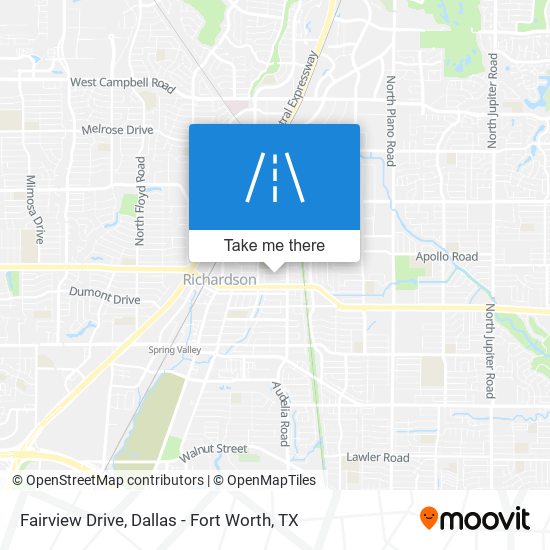 Mapa de Fairview Drive