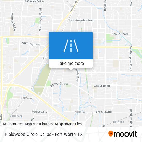 Fieldwood Circle map