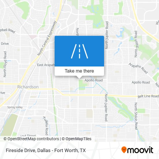 Mapa de Fireside Drive