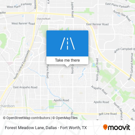 Mapa de Forest Meadow Lane