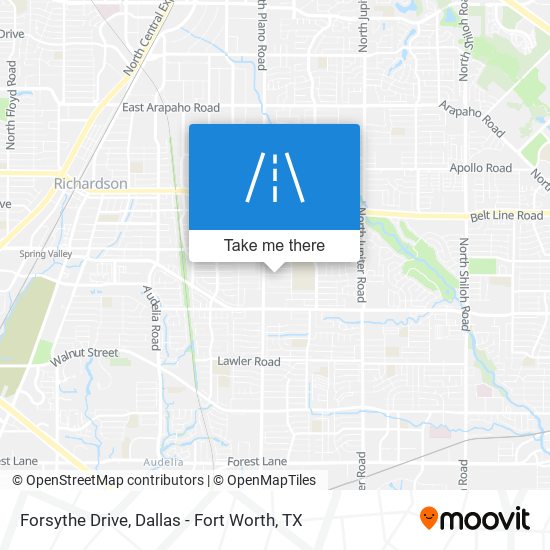 Forsythe Drive map