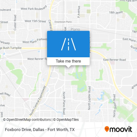 Mapa de Foxboro Drive