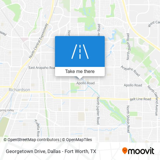 Mapa de Georgetown Drive