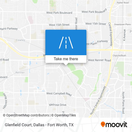 Glenfield Court map