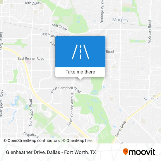 Glenheather Drive map