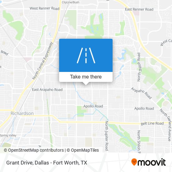 Mapa de Grant Drive