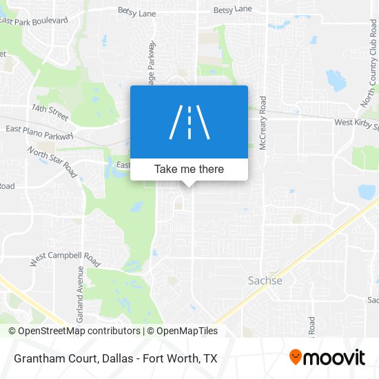 Grantham Court map