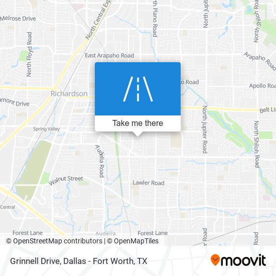 Grinnell Drive map