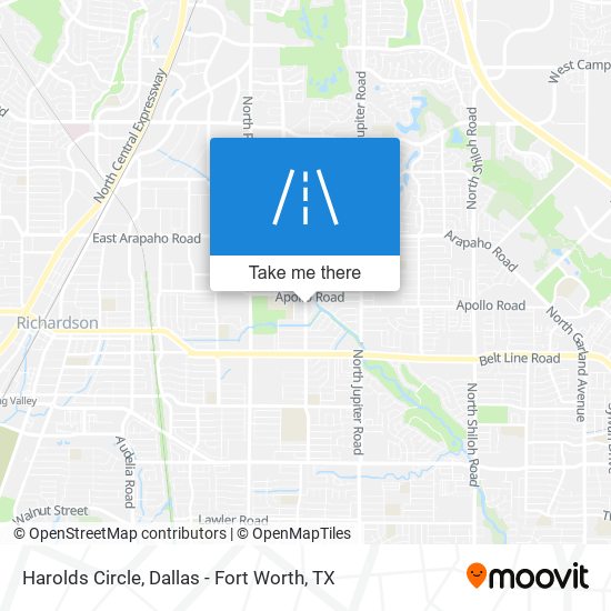 Harolds Circle map