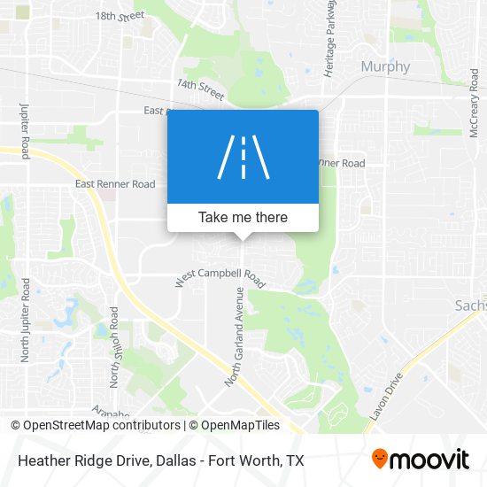 Heather Ridge Drive map
