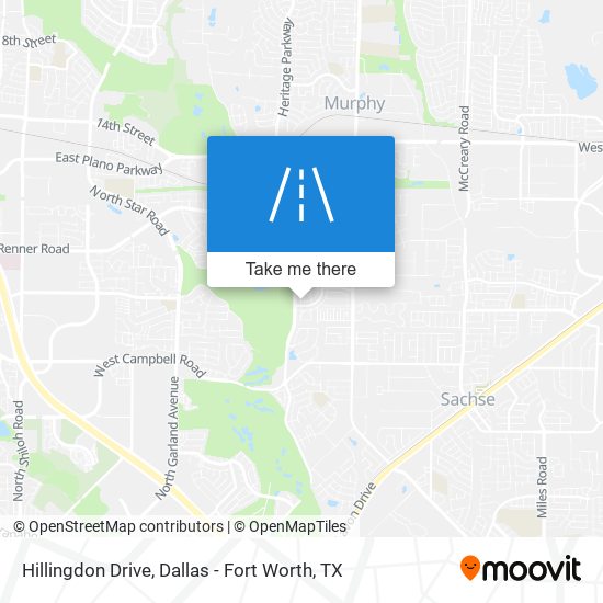 Mapa de Hillingdon Drive