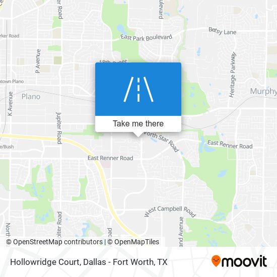 Hollowridge Court map