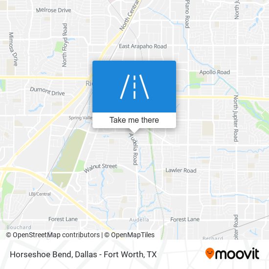 Horseshoe Bend map