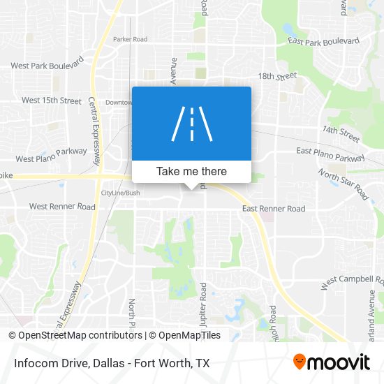 Infocom Drive map