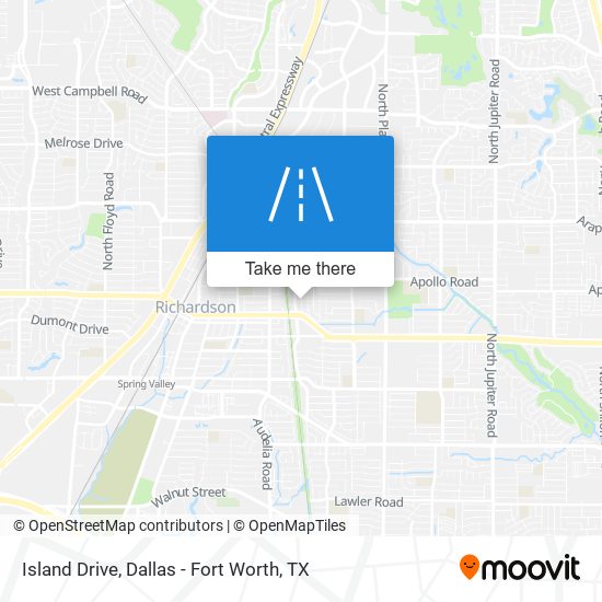 Island Drive map