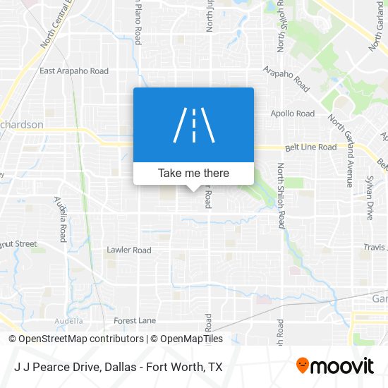 J J Pearce Drive map