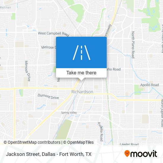 Jackson Street map