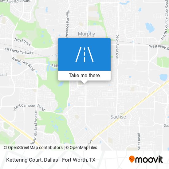 Kettering Court map