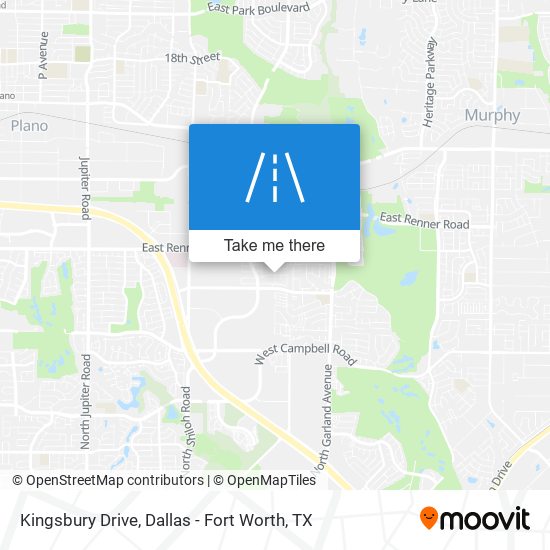 Mapa de Kingsbury Drive