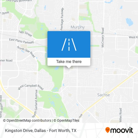 Mapa de Kingston Drive