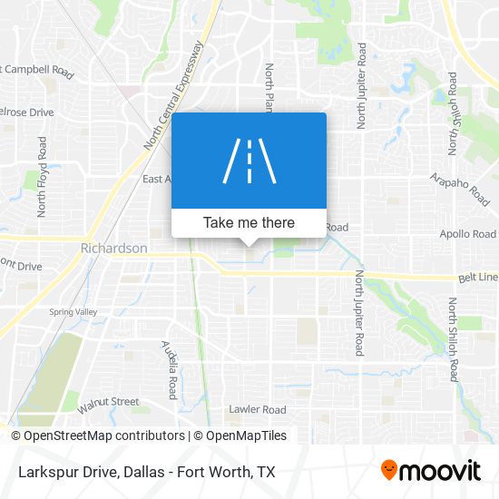 Larkspur Drive map
