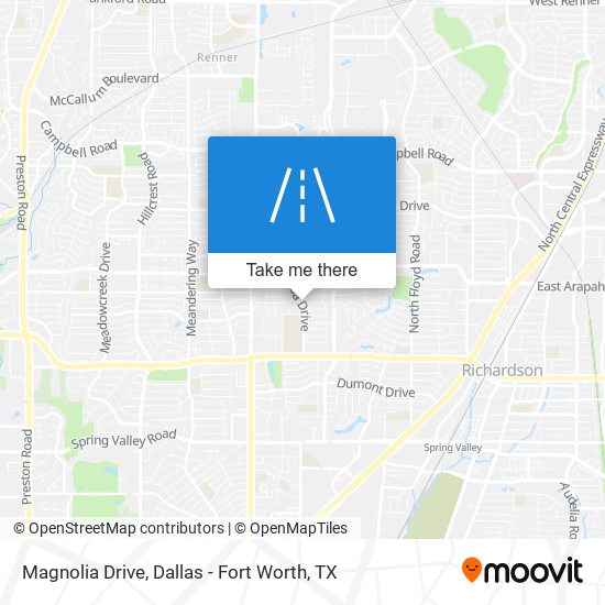 Magnolia Drive map
