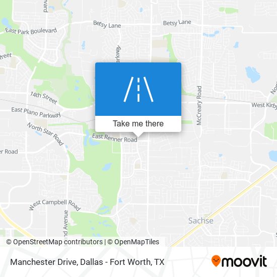 Manchester Drive map