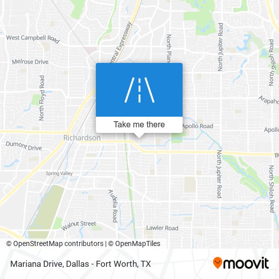 Mapa de Mariana Drive