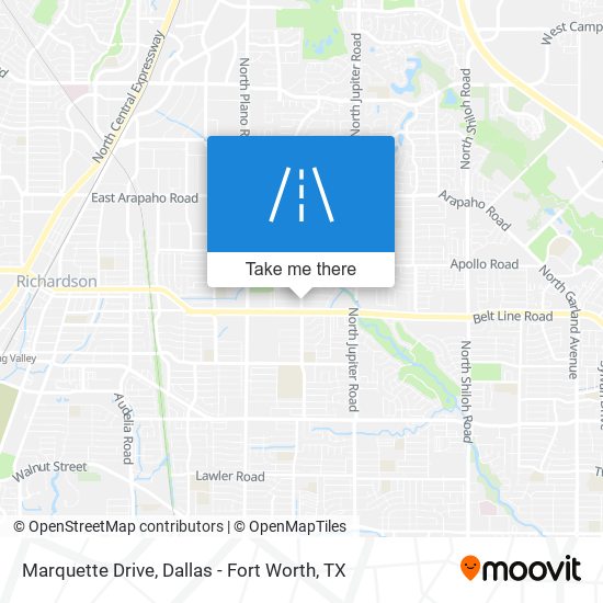 Marquette Drive map
