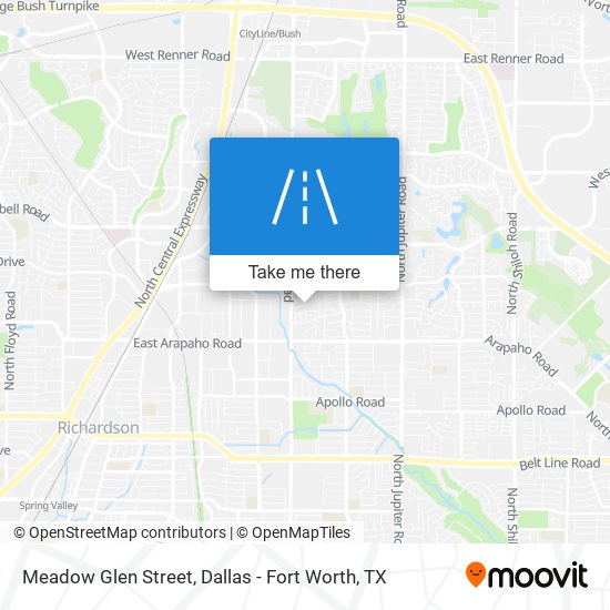 Mapa de Meadow Glen Street