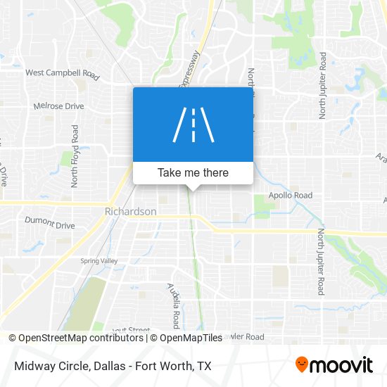 Mapa de Midway Circle
