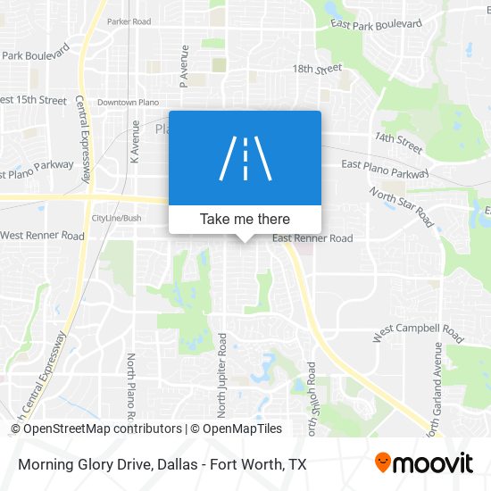 Morning Glory Drive map