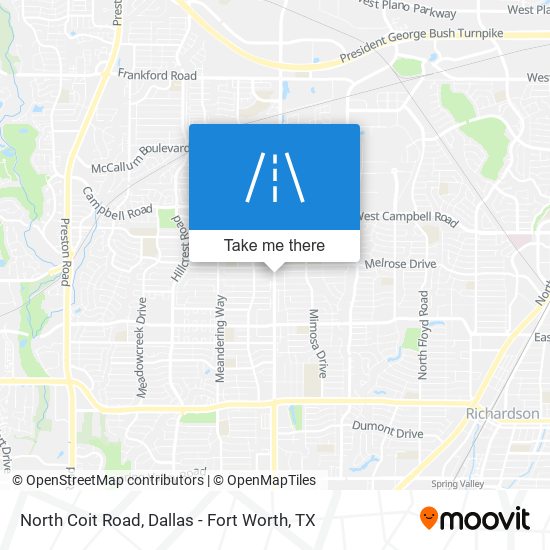 Mapa de North Coit Road
