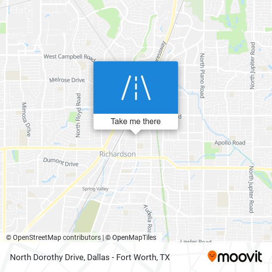 North Dorothy Drive map