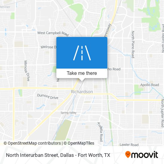 Mapa de North Interurban Street
