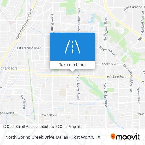 North Spring Creek Drive map