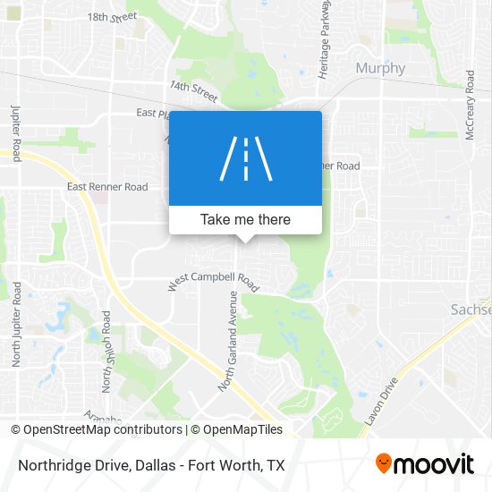 Northridge Drive map
