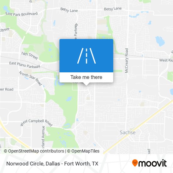 Norwood Circle map