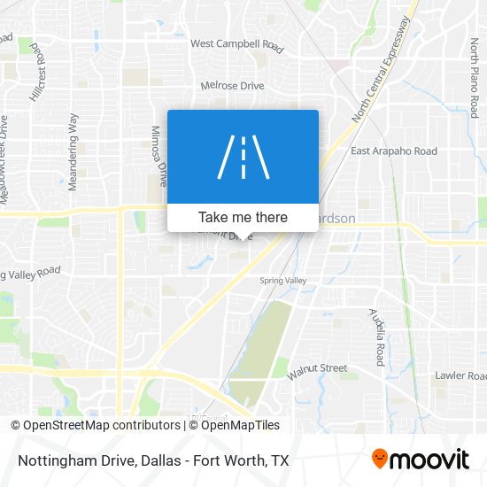 Nottingham Drive map