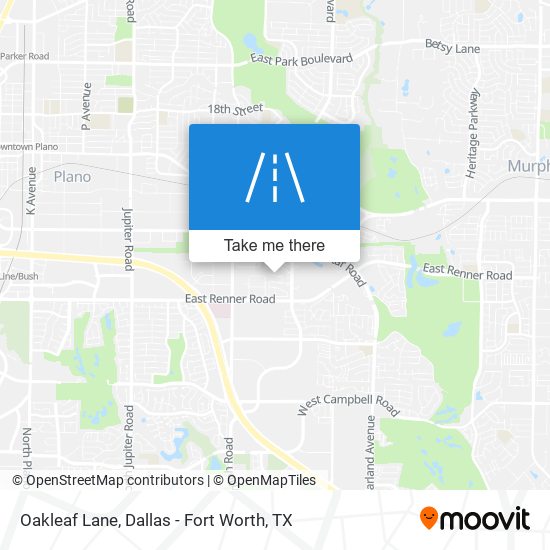 Oakleaf Lane map