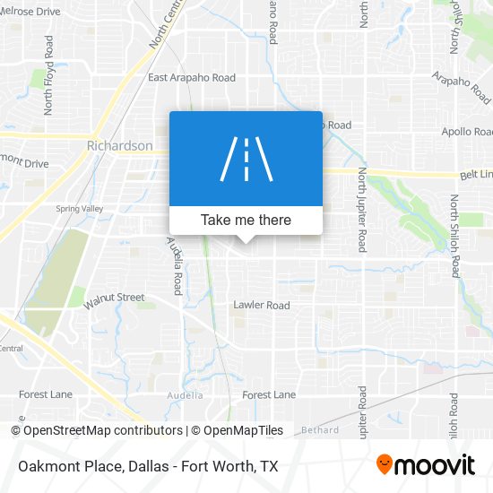 Mapa de Oakmont Place