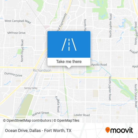 Ocean Drive map