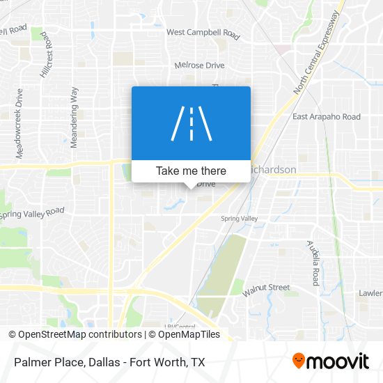 Palmer Place map