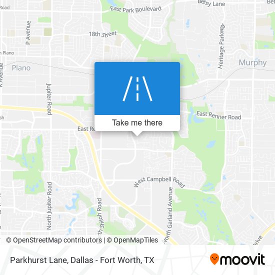 Parkhurst Lane map
