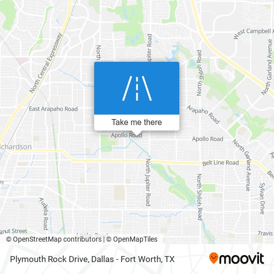 Plymouth Rock Drive map