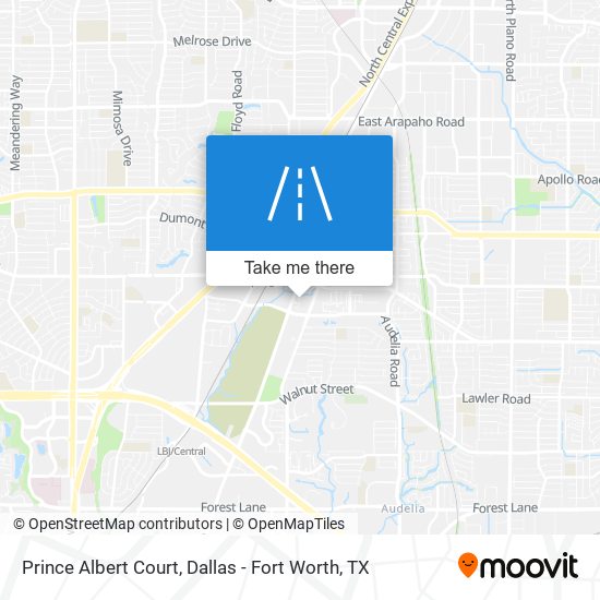 Prince Albert Court map