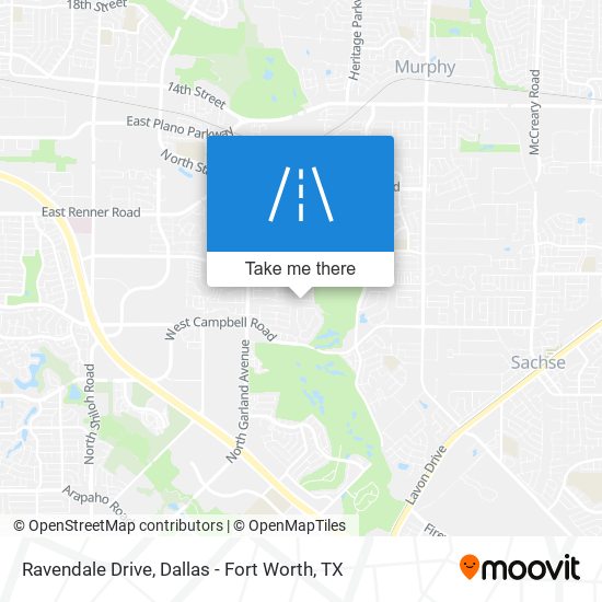 Ravendale Drive map