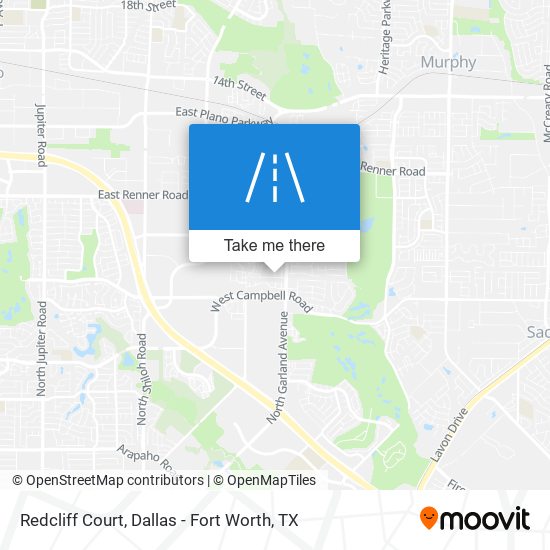 Redcliff Court map