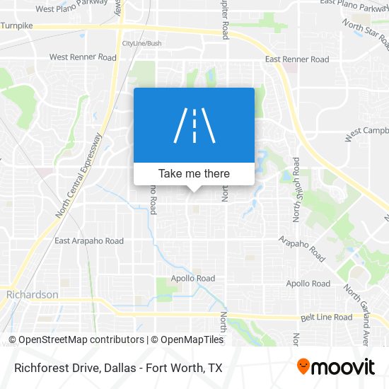 Richforest Drive map