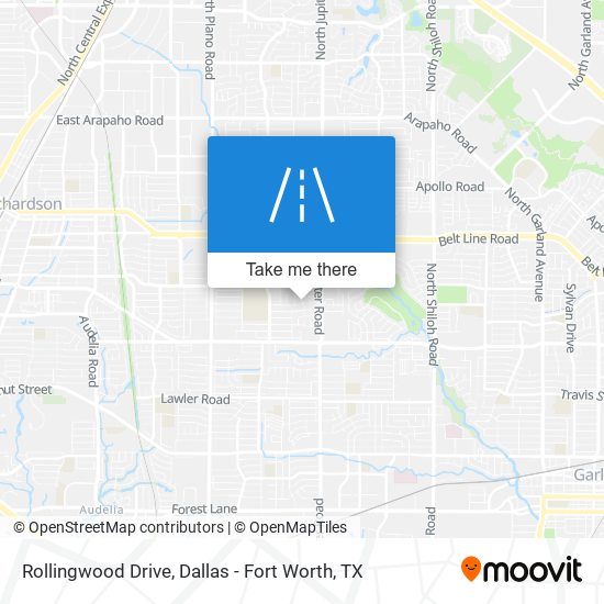 Rollingwood Drive map